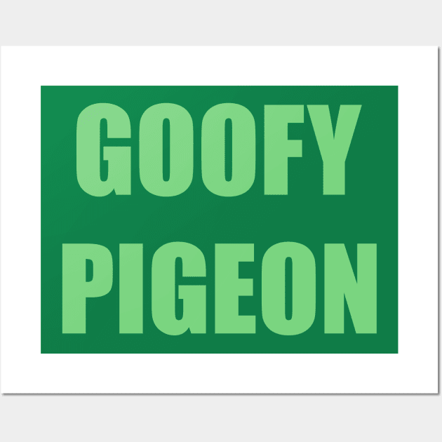 Goofy Pigeon iCarly Penny Tee Wall Art by penny tee